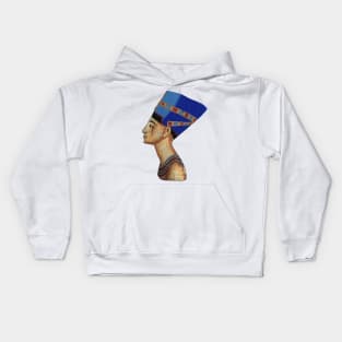 queen of egypt nefertiti Kids Hoodie